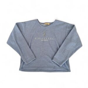 Vintage Albuquerque, New Mexico Blue Embroidered Crewneck Sweatshirt